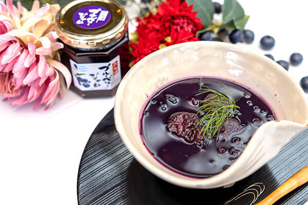 丹波ブルーベリーぜんざい